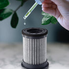 myGEKOgear - Cyclone O2 HEPA 13 Mini purificateur d'air portable au charbon actif-Design élégant et léger : le purificateur d'air O2 pèse 0,5 lb, il est donc portable et élégant à emporter partout avec vous. Il peut s'allumer horizontalement ou verticalement, quelle que soit la position correspondant à vos besoins