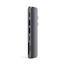 Satechi Hub USB-C Pro avec HDMI 4K - Gris sidéral-USB-A and USB-C