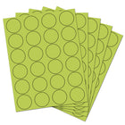 JAM Paper - Joints d'autocollants pour étiquettes circulaires - 1 2/3 po de diamètre - Vert citron ultra - Paquet de 120-Taille : moyen, 1 2/3 pouces de diamètre, Taille parfaite pour sceller les enveloppes et étiqueter tout ce qui vous permet de rester organisé