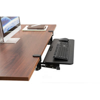Intekview Clamp-On Keyboard Tray-Fabriquée avec de l'acier, du plastique et des panneaux de particules