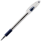 Pentel® - Stylos à bille R.S.V.P., 0,7 mm, bleu, paq./12-Pointe robuste en acier inoxydable pour des traits lisses