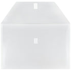 JAM Paper Enveloppes porte-documents format légal, fermeture à velcro, 9 1/2 x 14 1/2 po, transparent, paquet de 12-Taille : 9 1/2 x 14 1/2 po