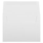JAM Paper Enveloppes livret Strathmore avec fermeture gommée, fini toilé, 4 3/4 x 6 1/2 po, blanc brillant, 1000/pqt-Taille : A6 (4 3/4 x 6 1/2 po)