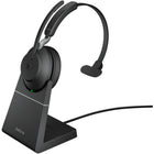 Jabra Evolve2 65, Link 380a, Casque Mono MS avec support - Noir-Type : Casque supra-auriculaire mono sans fil