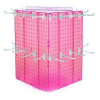 Azar - Tour de cheville interlock avec base et crochets tournants - 14 po x 14 po x 20 po - rose-Vendu en multiples de: 1