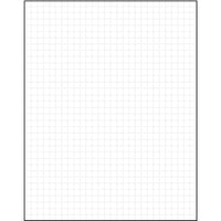 Staples – Tableaux en mousse avec grille de référence, 20 po x 30 po, blanc,-Comportent des lignes de référence qui deviennent invisibles plus on recule
