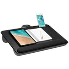 Secretaire portatif LapGear Home Office Pro - Carbone Noire-La surface de travail comprend un tapis de souris integre de 5 pouces x 9 pouces