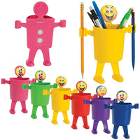 Merangue - Godet à crayons lenticulaire magnétique Bendy, paquet de 12-Godet à crayons magnétique