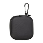 Nifty - Étui carré pour écouteurs NSECBK, noir-Poche en mailles à l'intérieur pour petits articles