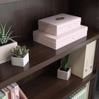 Sauder - Affirm Bibliothèque commerciale à 5 tablettes - Noble Elm-Rangement spacieux