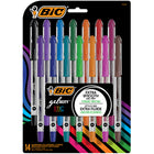 BIC − Stylos gel Gel-ocity Gel Stic − 0,7 mm − aux couleurs variées − paquet de 14-Gel