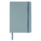 Gry Mattr - Cahier de notes A5 à couverture souple, papier de pierre ligné, 160 pages, bleu clair-Taille A5 (5,70 po × 8,26 po)