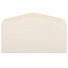 JAM Paper #10 Enveloppes Commerciales Strathmore - 4,125" x 9,5" - Lin blanc naturel - Paquet de 50-Quantité : 50 enveloppes par paquet