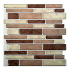 CTG Brands Multi Rectangular Tile, 10" x 10", Brown, 6 Pack-Dimension parfaite : chaque feuillet de dosseret mesure 25,4cm L x 25,4cm H (10" L x 10" H) (environ 0,39 mètres carrés/4,17 pieds carrés par carton)