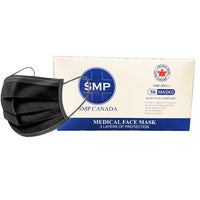 Worldbond SMP Canadian ASTM Niveau 3 Masques faciaux à 3 plis - 50 pcs x 2 Pack-Fabrique au Canada : Tous nos masques faciaux ASTM sont conçus, fabriques et emballes en Ontario, Canada.