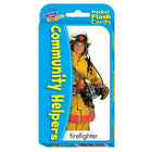 Trend Enterprises Community Helpers Pocket Flash Cards-Découvrez 27 métiers et outils communautaires différents utilisés dans ces emplois avec des jeux et des listes.