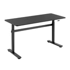 Bureau assis-debout manuel de 24 L po deTygerClaw - Noir-Montage facile, conception avancée du cadre réduit le temps d'installation tout en offrant une stabilité durable pour un usage quotidien fiable