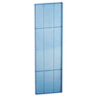 Azar Displays – Panneau d’accrochage mural à 1 côté perforé, 44 x 13,5 po, bleu transparent, 2/paquet (771344-BLU)-Pour surfaces planes