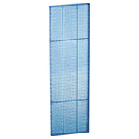 Azar Displays – Panneau d’accrochage mural à 1 côté perforé, 44 x 13,5 po, bleu transparent, 2/paquet (771344-BLU)-Pour surfaces planes