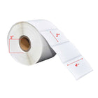 Premium Tape - 4 x 2 po (102 mm x 51 mm) Étiquettes Transfert Thermique - Noyau de 3 po (76 mm) - Paquet de 4-Blanc