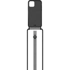 LAUT Cristal-X Necklace pour iPhone 12 mini - Ultra Noir-Verre trempé 9H ultra-résistant et anti-éclatement pour protéger des chutes accidentelles.