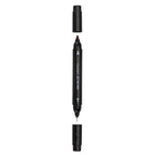 TRU Red -Marqueurs permanents - pointe double - Noir - Paquet de 4-Marqueurs à pointe fine et ultrafine pour le marquage et l’étiquetage