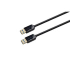 Kanto - Câble USB 3.0 A, noir, 3 pi (P88F-1000B)-Branchez votre Mac ou votre PC à plusieurs dispositifs périphériques