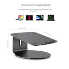 ShoppingAll - Support ergonomique pour ordinateur portable avec base pivotante à 360°- Gris-Ce support pour ordinateur portable est compatible avec la plupart des tablettes et ordinateurs portables de 10 à 17 pouces, tels que MacBook Air, Macbook Pro, Pixelbook, Dell XPS, HP, ASUS, Lenovo, Acer, Chromebook, et la plupart des autres ordinateurs portables de 11 à 17 pouces.