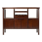 Winsome – Buffet/desserte Diego-Les dimensions des deux armoires de côté sont : 12 larg. x 13 prof. x 11,61 haut. (po). L’armoire du milieu mesure 16,54 larg. x 13 prof. x 11,61 haut. (po).