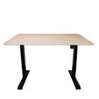 AnthroDesk - Bureau assis/debout electrique - Starter Noir avec une surface de travail WM 60" x 30"-Base en acier inoxydable extrêmement durable qui durera des années!