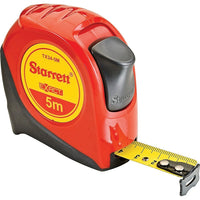 Starrett - Ruban À Mesurer Magnétique, 19 Mm X 5 M, Marques De Goujon Millimètres, paquet de 12-Longueur de la lame 5 m