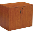 Office Star - Armoire de rangement à 2 portes de la collection Napa, fini ceris-Panneaux au bout et dessus de 1 po