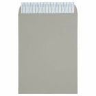 JAM Paper - Enveloppes ouvertes pour catalogue avec fermeture autocollante - 9" x 12" - Gris clair - paquet de 25-Taille: 9 po L x 12 po l