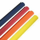  JAM Paper -  Emballage cadeau assorti – Papier d'emballage mat – 25 m². Pi chacun - Couleurs d'automne - 4 rouleaux/paquet-Couleurs : rouge, bleu marine, orange, jaune: Le papier d'emballage coloré donnera envie à tous de découvrir ce qu'il y a à l'intérieur