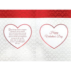 Rosedale Gold - Cartes de souhaits/Enveloppes - Joyeuse St-Valentin Petite-fille - 5-1/2 po x 8 po - paquet de 6-Avec fini scintillant et métallique