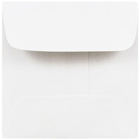 JAM Paper Enveloppes blanches 2,3 x 2,3 po, 250/paquet-Enveloppes blanches