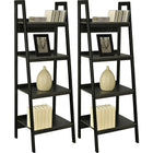 Dorel – Offre groupée de bibliothèque Ladder, ensemble de 2, noir-2 bibliothèques comprises