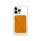 MOFT Snap-On Magnetic MagSafe Compatible Phone Wallet Stand pour iPhone - Jaune-iPhone 14, iPhone 14 Plus, iPhone 14 Pro, iPhone 14 Pro Max, iPhone 13, iPhone 13 mini, iPhone 13 Pro, iPhone 13 Pro Max, iPhone 12, iPhone 12 mini, iPhone 12 Pro, iPhone 12 Pro Max