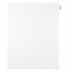 Mark Maker – Onglets séparateurs juridiques blancs, 1/15 onglets, format lettre, sans trous, index-Onglets séparateurs blancs, 1/15 onglets