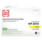 TRU RED – Cartouche de toner reconditionnée à haut rendement HP CF402X (HP 201X), jaune-Chaque cartouche de toner à haut rendement produit jusqu’à 2 300 pages.
