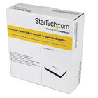 StarTech  Concentrateur USB 3.0 à Gigabit Ethernet NIC adaptateur réseau avec 3 ports, blanc-Offre suffisamment de puissance aux appareils USB à haut rendement, avec l’option d’adaptateur d’alimentation (inclus)