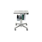 Ergotron - Bac de rangement LearnFit, gris foncé (97-926-064)-Garde les articles liés aux tâches où ils peuvent être rapidement accessibles