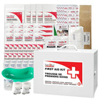 Trousse de premiers soins First Aid Central règlementaire pour l'Ontario - Section 10 - 16-200 personnes-10.5 po x 15 po x 4 po (26.6cm x 38.1cm x 10.1cm)