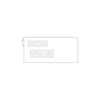 Deluxe - Enveloppes de sécurité autocollantes à double fenêtre, 7-1/2 po x 3-1/2 po, paq./500 (W774-500)-Blanc nº 24