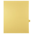 Markmaker - 25 tabs/PQT, 5 PQT/Boite, Intercalaires imprimes Legal, Chamois, 1/15th coupe| format lettre, sans trous, Numero 130-Intercalaires imprimes Legal