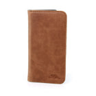 Roots - Premium Leather 2-in-1 Folio Case Pour utilisation avec l’iPhone XR, Marron-Finition luxueuse et élégante de style cuir