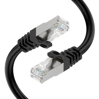 Speedex - Cat 7 High Speed 10 Gigabit Ethernet Patch Câble blinde Internet - 15 pi de longueur - Noir-Câble Ethernet Haut Debit Pour Reseaux