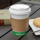 Globe Commercial - Kraft Manchon pour tasse à café pour 12-20 oz - Marron - Paquet de 1000-Surface de préhension confortable tout en maintenant une isolation efficace