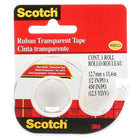 Scotch® – Ruban transparent, 144-ESF, 1/2 po x 450 po (12,7 mm x 11,4 m)-Ruban à usage général. Pour la maison et le bureau 