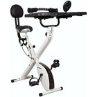 FitDesk – Bureau/vélo 3.0 de luxe avec trousse d'extension du bureau et support pour tablette (FD3PLUS)-Bureau/vélo d'exercice pliant et leeger